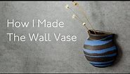 Making Neriage Wall Vase | Studio Pottery Entire Process