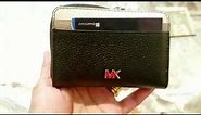 #michaelkors #michaelkorswallet MICHAEL Michael Kors Tricolor Leather Zip-Around Coin&Card Wallet