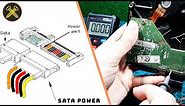 Understanding the standard SATA power supply pins in the HDD | Gold Screw