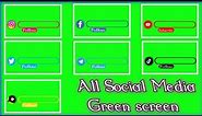 Instagram Green Screen | Facebook Green Screen| all social Media green screen