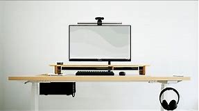 Architect's Minimalist ZERO CABLE Desk & Gaming PC Setup
