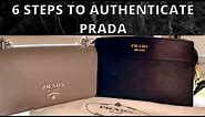 6 STEPS TO AUTHENTICATE PRADA HANDBAGS | Is your Prada REAL or FAKE? | How to spot the difference