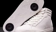 White | High-top Dance Sneaker