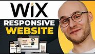 Wix Responsive Screen Size | Creating Responsive Website on Wix