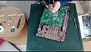 Fujitsu Lifebook A530 - disassembly replace - LCD screen motherboard keyboard palmrest bottom case.