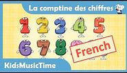 NumberSong 1-10 in French/La comptine des chiffres/La chanson des nombres/Learning Numbers in French