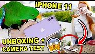 LAVENDER iPHONE 11 UNBOXING + REVIEW + CAMERA TEST | Spilling the Tea on the iPhone 11 (literally)
