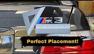 How to Get Perfect Emblem Placement on Your BMW