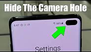 Samsung Galaxy S10 and S10 Plus: How to Hide the FRONT CAMERA (HOLE)