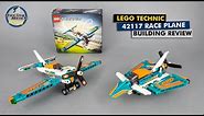 LEGO Technic 42117 Race Plane A & B model detailed building review