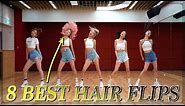 8 BEST ITZY HAIR FLIPS (Dance Practice Edition)