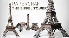 How to make this papercraft of The Eiffel Tower | DIY | Paper model | Architecture