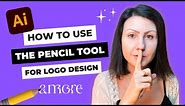 How To Use The Pencil Tool For Logo Design in Adobe Illustrator | Design Logotypes