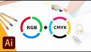 Easily Convert RGB to CMYK with Illustrator