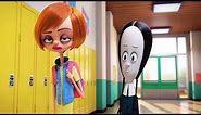 THE ADDAMS FAMILY Clip - "Wednesday goes to School" (2019)