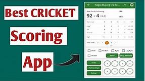 Mobile me CRICKET Ki scoring kaise kare | Best CRICKET scoring App 2022