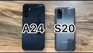Samsung Galaxy A24 vs Samsung Galaxy S20