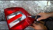 How to repair a damaged tail-light at no cost