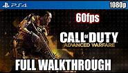 Call of Duty Advanced Warfare (PS4) FULL WALKTHROUGH @ 60fps [1080p] TRUE-HD QUALITY