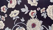 Simon&Siff Blue Wallpaper Floral Peel and Stick Wallpaper Daisy Floral Wallpaper Retro Self Adhesive Wallpaper Removable Contact Paper for Bedroom Walls Cabinets Shelf Liners (Blue,17.3"x118")