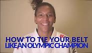 How to tie your judo belt - learn from an Olympic champion