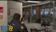 GTA 5 RDE 4.0 - FIB Building Massacre + Ten Star Escape