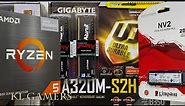 AMD Ryzen 5 5600G GIGABYTE A320M-S2H V2 Kingston NV2 NVMe Segotep Memphis-S Gaming PC Build