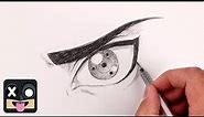 How To Draw Sharingan Eye | Beginner's Sketch Tutorial