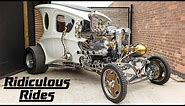 Inventor Builds Steampunk Hot Rod From Scratch | RIDICULOUS RIDES