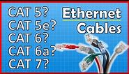 Ethernet Cable Types, UTP vs STP, Cat5? Cat5e? Cat6? Cat6a? Cat7? Network LAN Cables