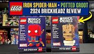 REVIEW: LEGO Marvel 2024 BrickHeadz: Iron Spider-Man + Potter Groot (40670 + 40671)
