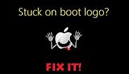 iPhone 3gs stuck on apple boot logo fix