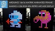 Arduino 16x16 WS2812B RGB Matrix Animation Picture Frame - Tutorial