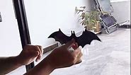 88 Pcs Bat Wall Decor Large Size, Halloween Bats Stickers Spooky Home Decoration, 3D Black Decorations for Room Window, Bat Decals Sticky Decorative Adhesive Decals Party Supplies - 2022 Updated