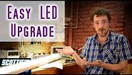Fluorescent to LED conversion made EASY!