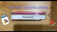 iPod touch 7th generation unboxing + case + screen protector