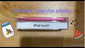 iPod touch 7th generation unboxing + case + screen protector