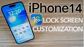 iPhone 14 - Customize Your Lock Screen Like Never Before With iOS 16