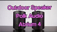 Polk Atrium4 Outdoor Speakers/ Weatherproof Outside Speakers