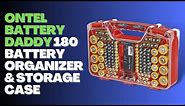 Ontel Battery Daddy 180 Battery Organizer and Storage Case with Tester
