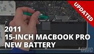 How to Replace the Battery in a 15-inch MacBook Pro non-Retina (2011-2012) MacBookPro8,2