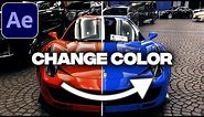 How to Change Color of Objects in Videos | After Effects CC Tutorial