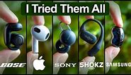 Best OPEN Earbuds 2024 [Tested & Compared!] - Bose vs Sony vs AirPods vs Shokz..