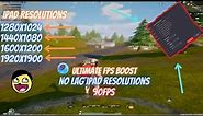 4 Ipad Resolutions For Gameloop PUBG Mobile | IKZ Gaming | No Lag