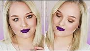 Soft Copper Sparkles & Purple Lips ∙ Makeup Tutorial!