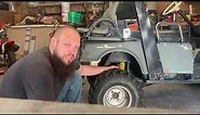 Yamaha G2 420 golf cart update/bumper build