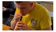 Fastest time to drink a bottle of hot sauce 🥵7.84 seconds by André Ortolf 🇩🇪 | Guinness World Records