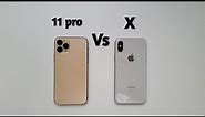 iPhone 11 pro vs iPhone x speed test