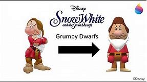 Paint 3D Tutorial: Grumpy Dwarfs ~ Snow White and the Seven dwarfs (1937)