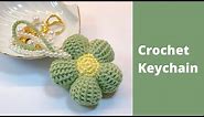 Crochet keychain | Crochet Afghan flower